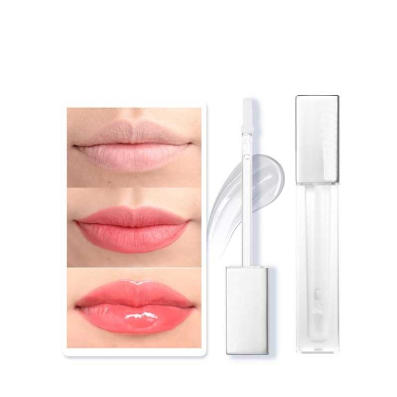 Lip Gloss Transparent Lip Gloss Lipstick Lips Plumper Gloss Glossy Lips Clear Long Lasting Moisture Anti drying TSLM1