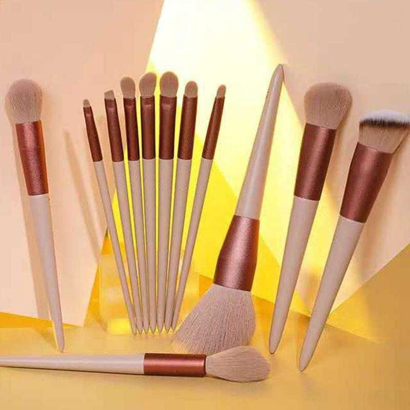 13 Pcs Makeup Brush Set Foundation Blush Eyeshadow Drawing Brushes High Quality Professional Make Up Cheap Complete Makeup Kit