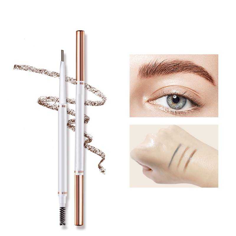Eyebrow Pencil Waterproof Eyebrow Makeup Triangle Eyebrow Pen Dark Brow Pen With Eyebrow Brush 3 Colors Eyebrow Cosmetic