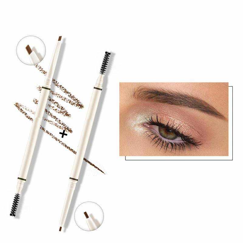 2 Pcs Cosmetics Eyebrow Pencil Long Lasting Waterproof Tint for Brows Enhancers Shade Professional Women Eyes Makeup