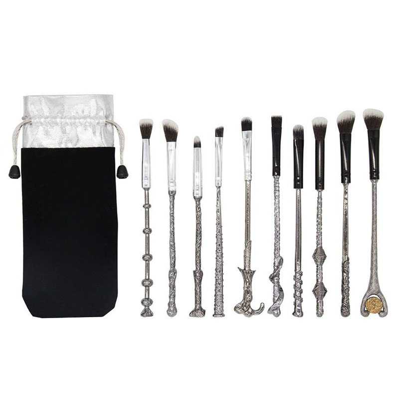 Wand Makeup Brushes Set 10pcs Wand Set Makeup Brushes for Women