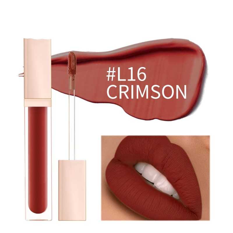 20 Color Lip Gloss Liquid Lipstick Matte Pearl Sexy Red Lip Tint Silky Texture Waterproof Long Lasting Female Makeup Gift