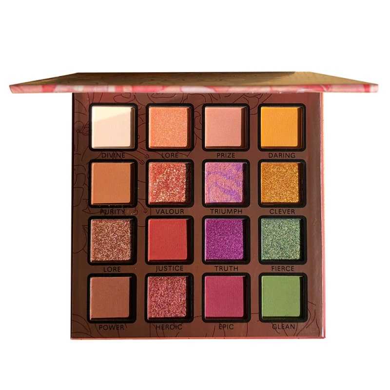 brand 16 color matte shimmer glitter eye shadow fashion color Big Pigmentation Long Lasting Waterproof Eye Makeup