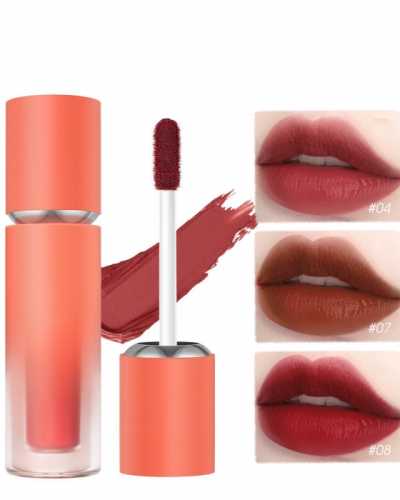8 Colors Girl Fashion Liquid Lipstick Velvet Matte Lip Glaze Easy To Color Waterproof Red Lip Tint Lips Cosmetic TSLM1
