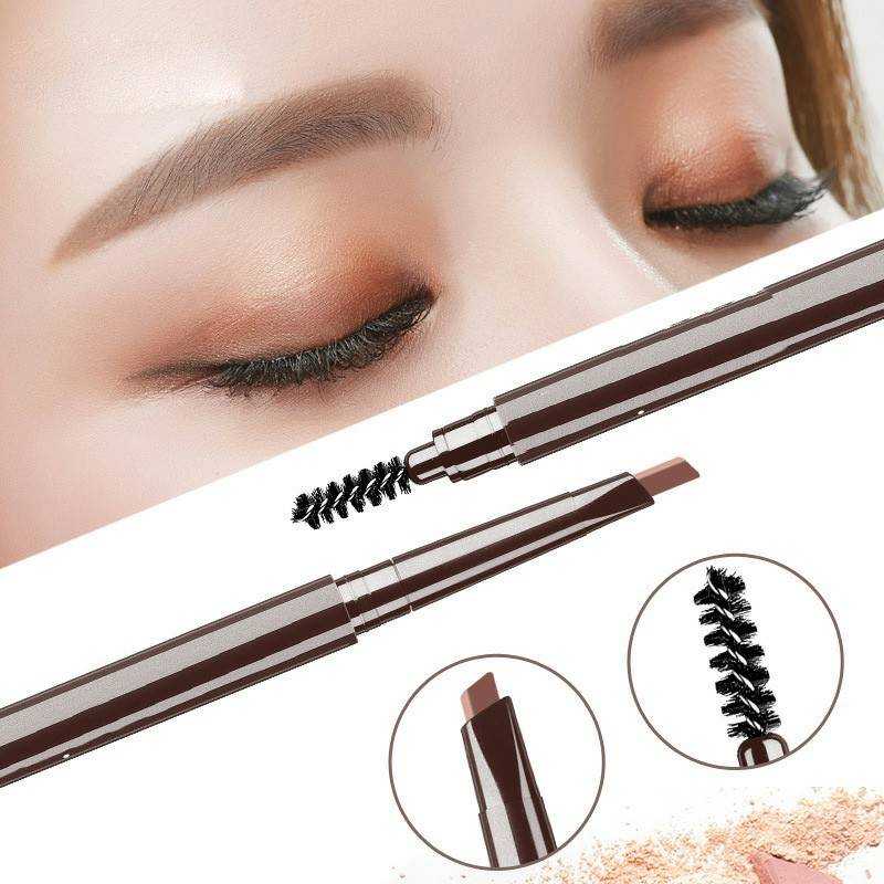 1pcs 7 Colors Cosmetics Accesories Eyebrow Pencil Long Lasting Waterproof Dual Head Eyebrow Drawing Makeup Tool Ma