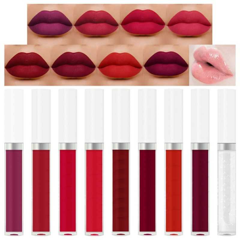 Velvet Matte Lip Glaze Smooth Waterproof Non sticky Non greasy Long Lasting 19 Colors Lip Gloss Belleza Labiales Maquiagen TSLM1