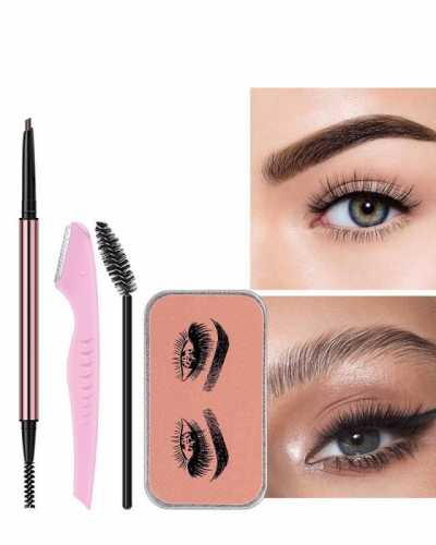 Eyebrow Soap Brow Pencil Long lasting Waterproof Eye Brow Pen Gel Wax With Trimmer Fluffy Feathery For Eyebrow Enhancers