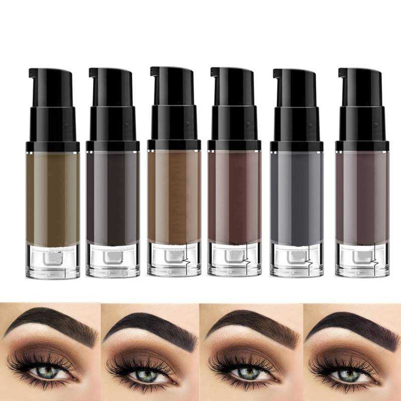 1PC Waterproof Gel Long Lasting Tint  Shade For Natural  Brow Enhancer Brand Makeup Paint Cream Eyebrow Brush