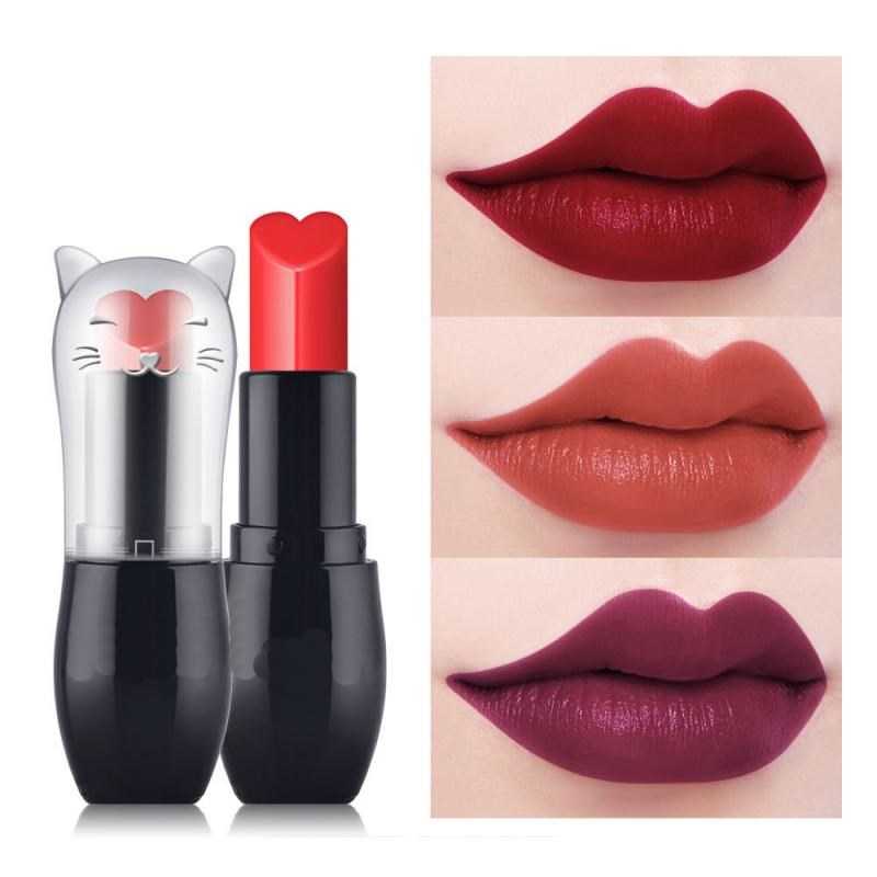 Multi colors Lipstick Matte Moist Nutritious Moisturizing Lip Stick Long Lasting Waterproof Lip Makeup TSLM1