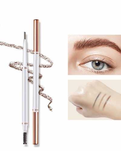 Eyebrow Pencil Waterproof Eyebrow Makeup Triangle Eyebrow Pen Dark Brow Pen With Eyebrow Brush 3 Colors Eyebrow Cosmetic