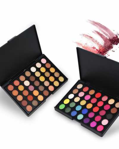35 Colors Matte Eyeshadow Palette Beauty Earth Color Makeup Palette Shimmer Glamorous Pigmented Smoky Eye Shadow Maquillage
