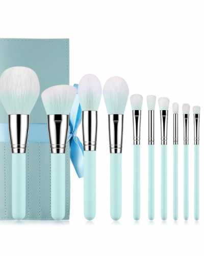 12pcs Makeup Brushes Set Face Green Make Up Brush Cosmetic Tools Eye Brush Beauty Essential Set