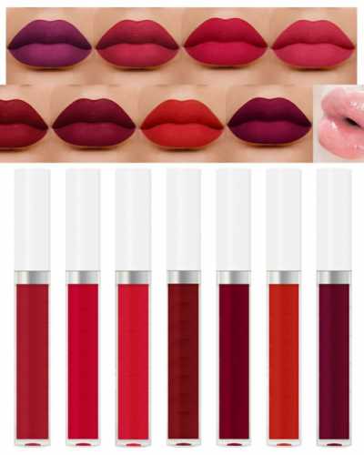 Velvet Matte Lip Glaze Smooth Waterproof Non sticky Non greasy Long Lasting 19 Colors Lip Gloss Belleza Labiales Maquiagen TSLM1