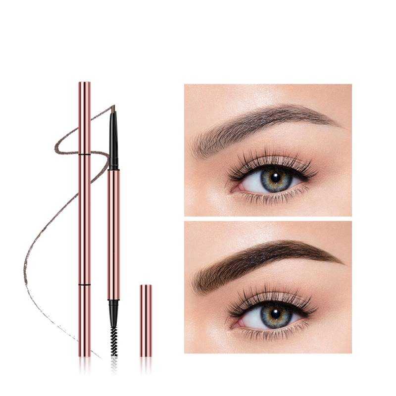 Ultra Fine Triangle Eyebrow Pencil Precise Brow Definer Long Lasting Waterproof Blonde Brown Eye Brow Makeup 6 Colors