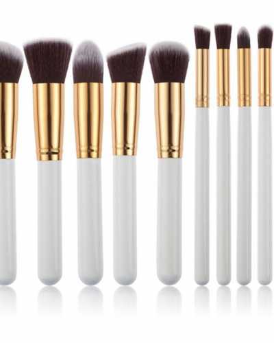 10 12 pcs Makeup brush Kit Brushes Kit Make up Brush Tools Kit Eye Liner Soft Natural synthetic HairBeauty Brushes Kit