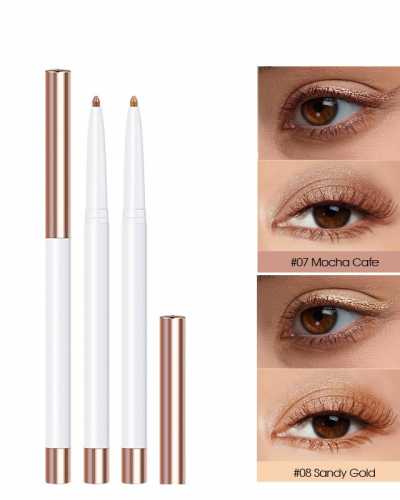 Eyeshadow Stick 2pcs Eye shadows Eyeliner Pen Shimmer Glitter Pigment Cosmetics Shadow Pencil Eyeliner Highlighter